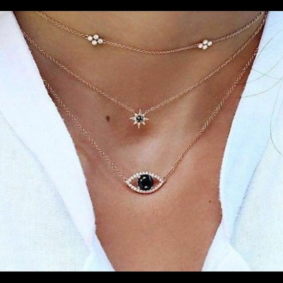 Jewelry - Stars in Her Eyes 3 Layered Pendant